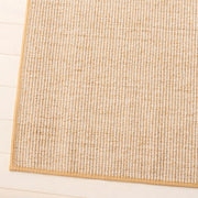 Corner | llugwy jute rug corner detail, woven texture and bound edge