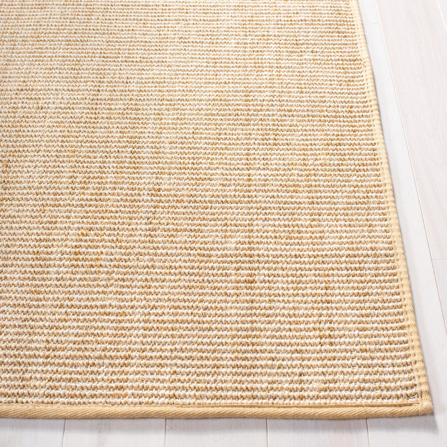 Close up | llugwy jute rug corner, natural fiber weave close-up