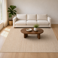 In the room | llugwy pale natural jute rug in a living room