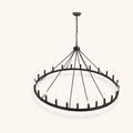 Studio | three-quarter studio view of the wheel, rods, and canopy