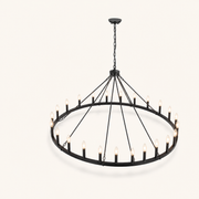 Studio | three-quarter studio view of the wheel, rods, and canopy