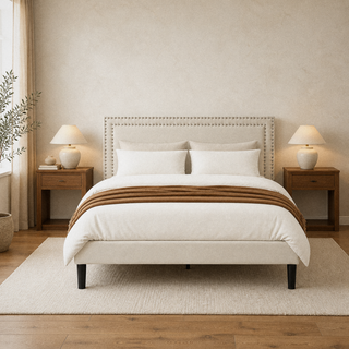 Grevane Luing Velvet Tufted Bedroom Set