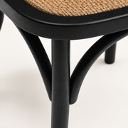 Detail | the front leg and wishbone stretcher joinery