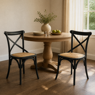 Kolvern Malfa Rattan Side Chair Pair