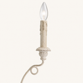 Candle | close view of one candle sleeve, drip detail and cup