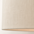Finish | close view of the oatmeal linen weave