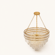 Studio | high three-quarter view of the canopy and crystal tiers