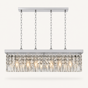 Front | marnau Baluden 8-Light Crystal Pendant front studio view