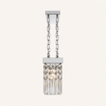 Side | marnau Baluden 8-Light Crystal Pendant narrow side studio profile