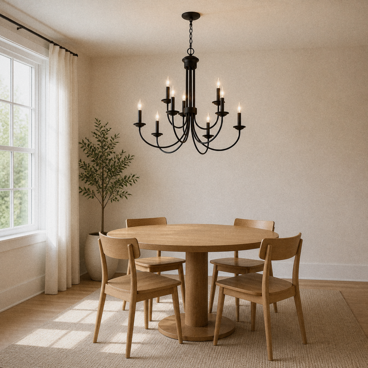 Marnau Bananec 9-Light Chandelier