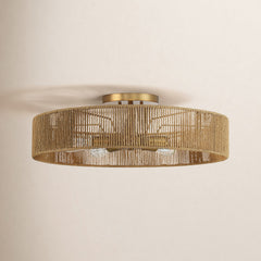 Front | Straight-on view of the Marnau Boeden 5-Light Flush Mount