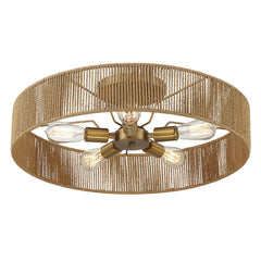 Angle | Three-quarter view of the Marnau Boeden 5-Light Flush Mount