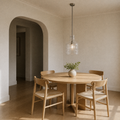 Angle | a second angle in the dining room, the complete pendant sold with this listing