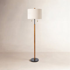 Front | Straight-on view of the Marnau Brannec Floor Lamp