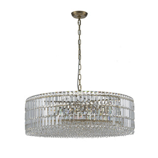 Marnau Brunec 8-Light Crystal Drum Chandelier