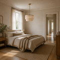 Scale | Cigogne chandelier beside a full doorway for true size reference