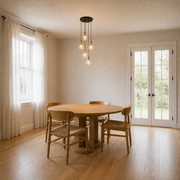 Scale | the cluster pendant beside a full-height doorway for size