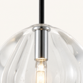 Hardware | close view of the chrome pin-socket and black cord