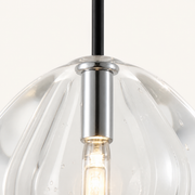 Hardware | close view of the chrome pin-socket and black cord