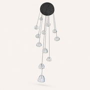 Studio | looking up into the underside of the crystal cluster