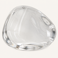 Texture | close view of the smooth clear crystal pebble
