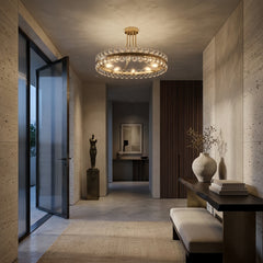 Room | The Marnau Guehedec 8-Light Semi-Flush Mount in a styled room