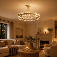 Room | The Marnau Guehedec 8-Light Semi-Flush Mount in a styled room