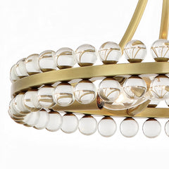 Detail | Close view of the Marnau Guehedec 8-Light Semi-Flush Mount