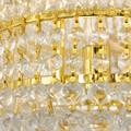 Hardware | close view of the Lannic chandelier E12 candelabra socket and gold hardware