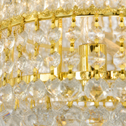 Hardware | close view of the Lannic chandelier E12 candelabra socket and gold hardware