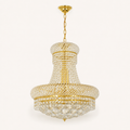 Front | marnau Lannic 8-Light Empire Chandelier front view on a warm-white studio background