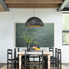 Room | The Marnau Molenez Dome Pendant in a styled room