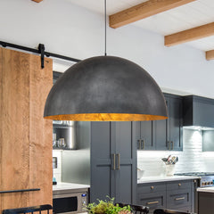 Room | The Marnau Molenez Dome Pendant in a styled room