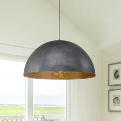 Front | Straight-on view of the Marnau Molenez Dome Pendant
