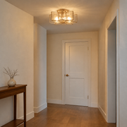 In scale | flush mount on a ceiling with a full-height doorway reveal