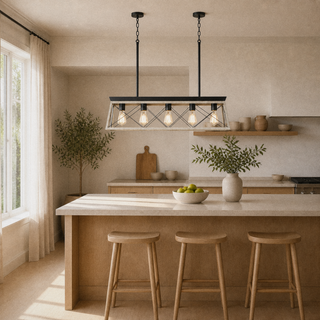 Marnau Penvins 5-Light Kitchen Island Chandelier