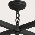 Hardware macro | round canopy, chain links, wire and central suspension join