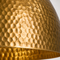 Texture | close view of the hammered gold metal dimples