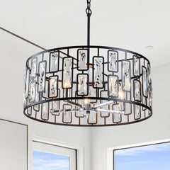Room | The Marnau Rouzic Crystal Chandelier in a styled room