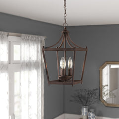 Room | The Marnau Senet 3-Light Lantern Pendant in a styled room