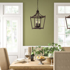 Room | The Marnau Senet 3-Light Lantern Pendant in a styled room