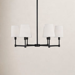 Front | Straight-on view of the Marnau Sieck 6-Light Chandelier