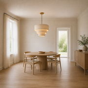 Scale | the chandelier beside a full doorway to show true size