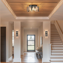 Room | The Marnau Tascon Flush Mount in a styled room