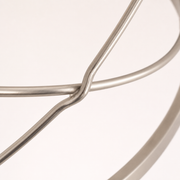 Hardware | marnau Tibidy 6-Light Lantern Chandelier brushed nickel cage joint detail