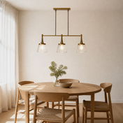 Marnau Veodet 3-Light Linear Island Pendant