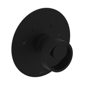 3/4 in Matte Black Thermostatic Shower Trim Without Volume Control