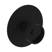 Hero | complete Matte Black 3/4-inch thermostatic shower trim
