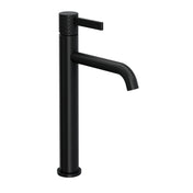 Tall Single-Handle Bathroom Sink Faucet in Matte Black