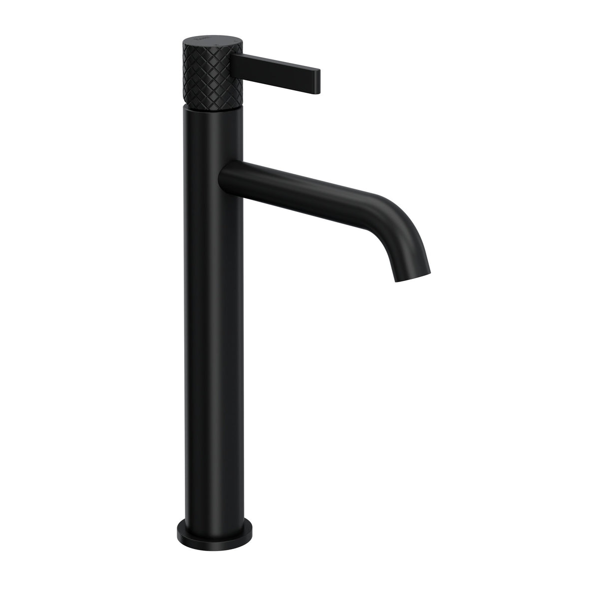 Product view | Complete Matte Black tall single-handle bathroom sink faucet